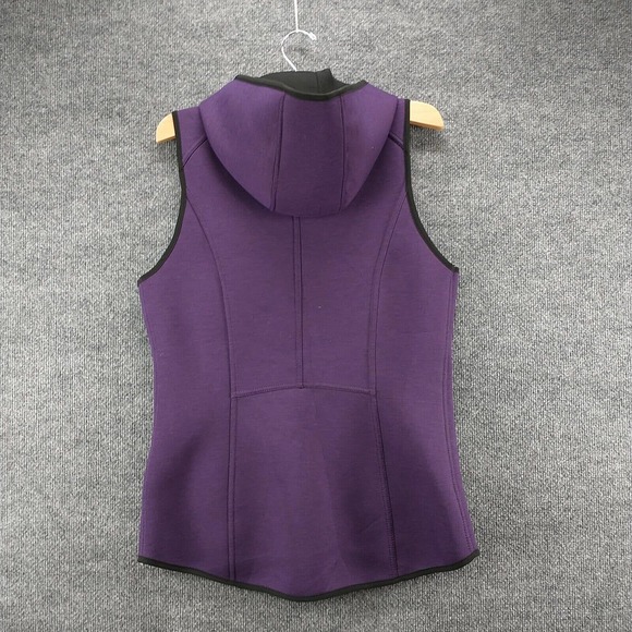 Gerry Women's Hooded Zip Up Vest Purple Small Sleeveless Pocket Polyester Blend - Picture 5 of 14